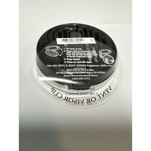 Bath & Body Works HALLOWEEN CAR VENT SPIDERWEB Scentportable VISOR CLIP SPARKLY - Picture 2 of 3